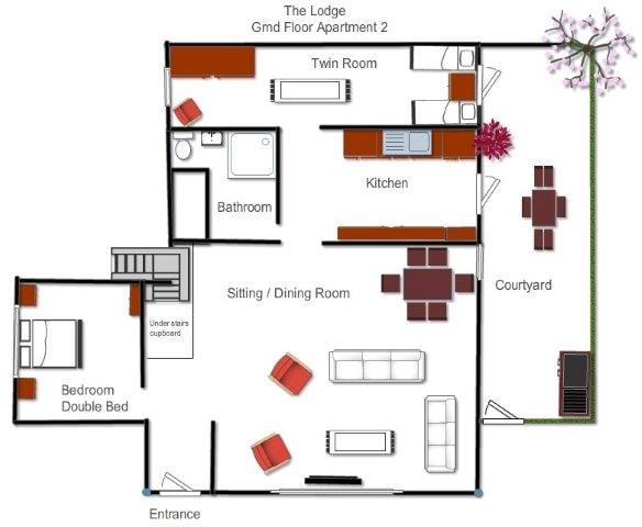 The Lodge 2 everything you need for a great city break for 2- 4 guests
